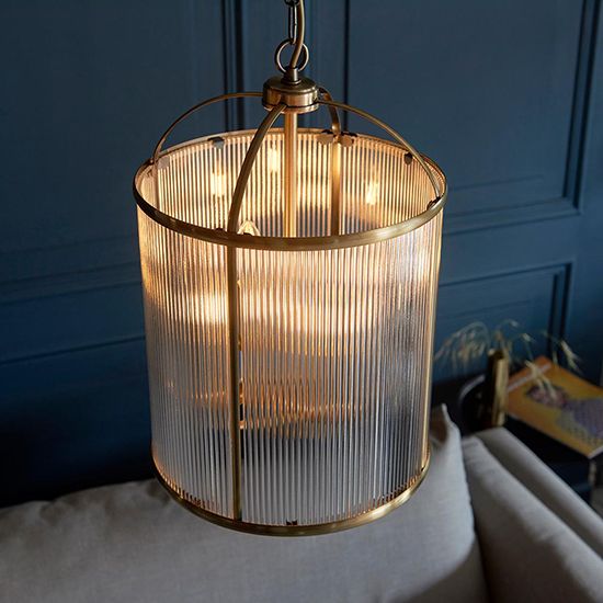 Picture of Lambeth Ribbed 4lt Pendant