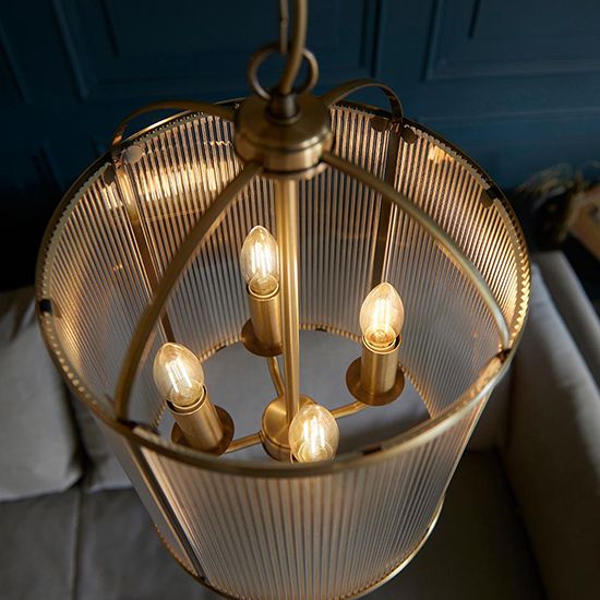 Picture of Lambeth Ribbed 4lt Pendant