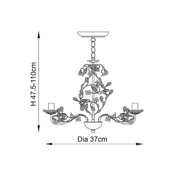 Picture of Lullaby 3lt Pendant
