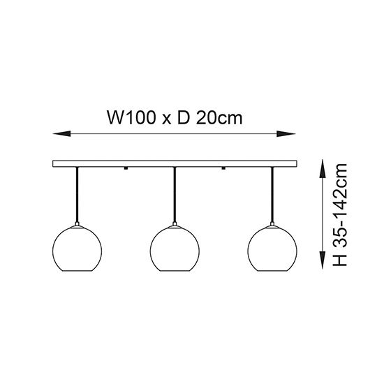 Picture of Boli 3lt Linear Pendant