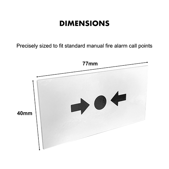 Picture of  Spare Break Glass Replacement – Manual Fire Alarm Call Point, Pack of 10