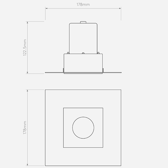 Picture of Trimless Square