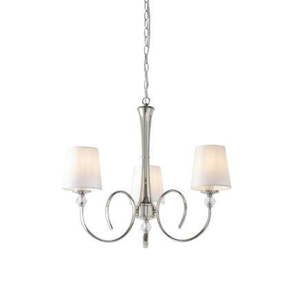 Picture of Fabia 3lt Pendant & Vintage White Shades