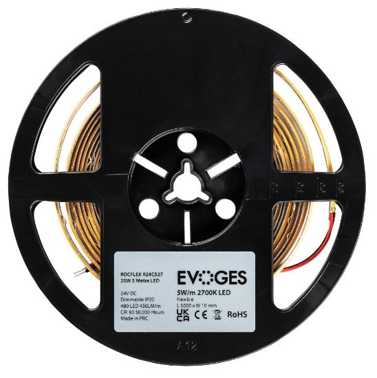 Picture of ROCFLEX ECO 25W 5 Metre IP20 Dimmable Flexible LED Strip 