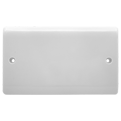 Picture of Vector 2 Gang Blanking Plate White