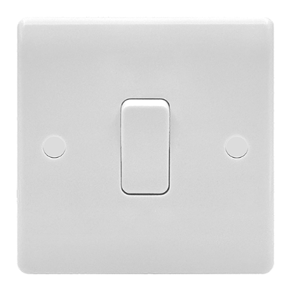 Picture of Vector 1 Gang 2 Way 10AX Intermediate Switch White 