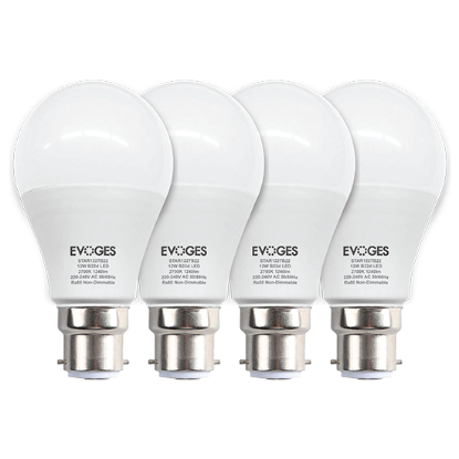 Picture of Star 12W LED A60 Non-Dimmable B22 (Pack of 4) – Very Warm White