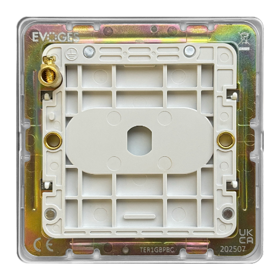 Picture of Terra 1 Gang Blanking Plate Brushed Chrome