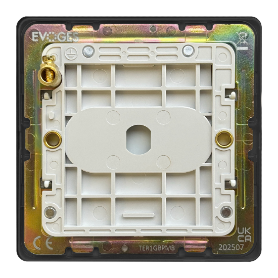 Picture of Terra 1 Gang Blanking Plate Matt Black