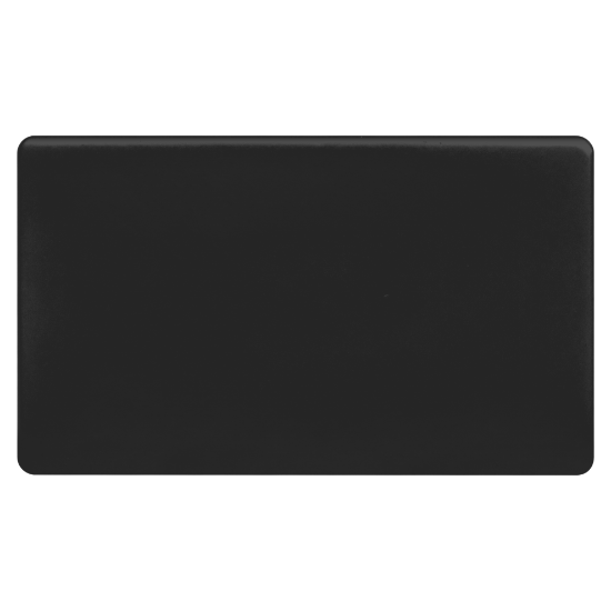 Picture of Terra 2 Gang Blanking Plate Matt Black