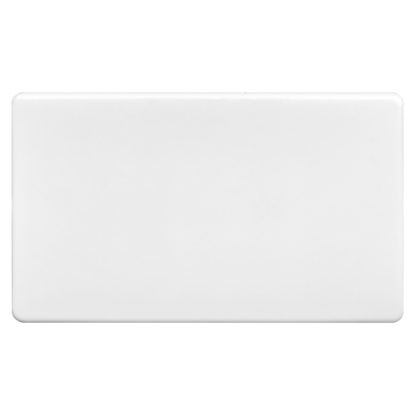 Picture of Terra 2 Gang Blanking Plate Matt White