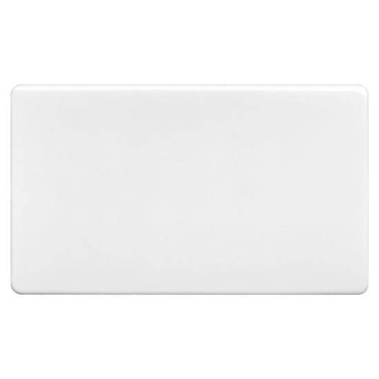 Picture of Terra 2 Gang Blanking Plate Matt White