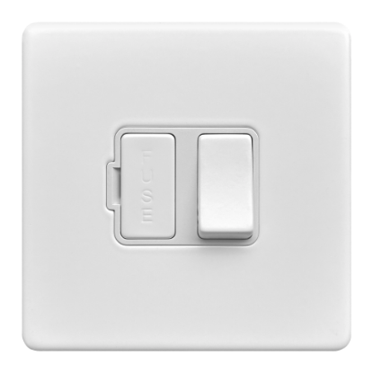 Picture of Terra 13A Switched Fused Connection Unit Matt White