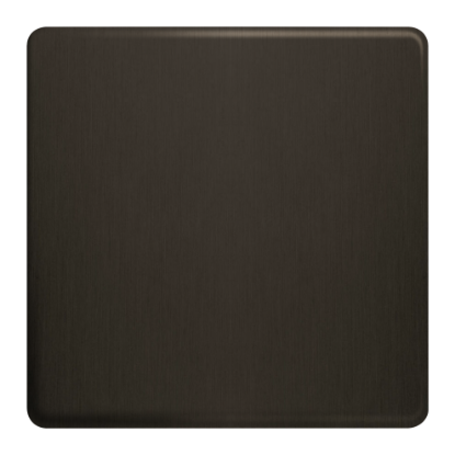 Picture of Terra 1 Gang Blanking Plate Slate Bronze