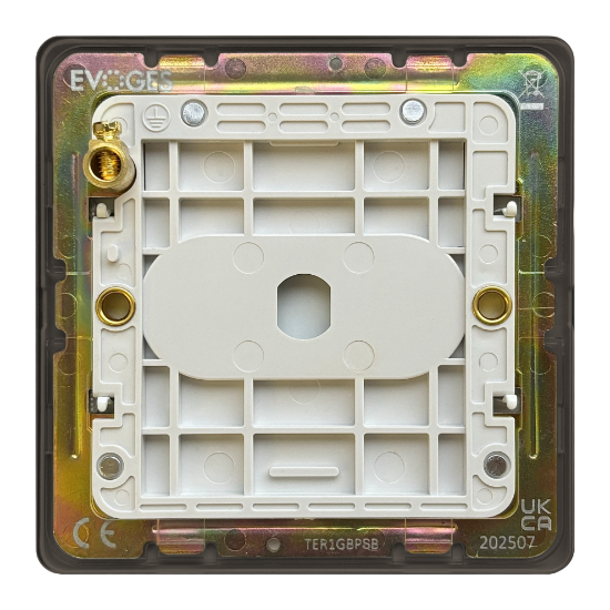 Picture of Terra 1 Gang Blanking Plate Slate Bronze