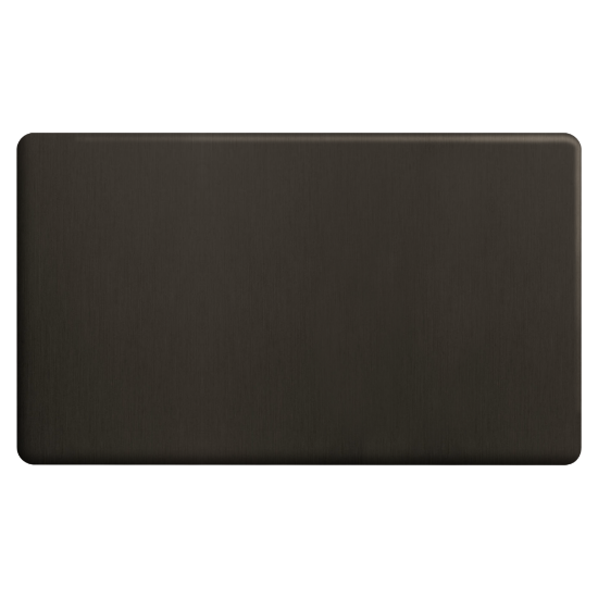 Picture of Terra 2 Gang Blanking Plate Slate Bronze