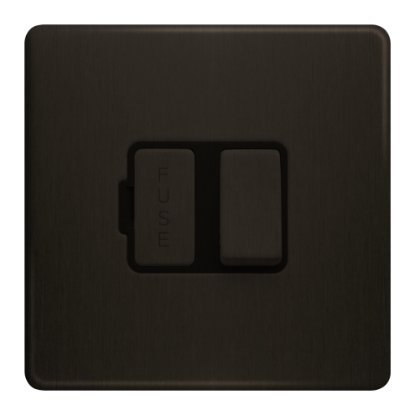 Picture of Terra 13A Switched Fused Connection Unit Slate Bronze