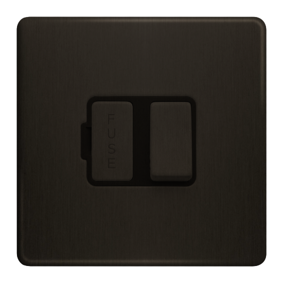 Picture of Terra 13A Switched Fused Connection Unit Slate Bronze