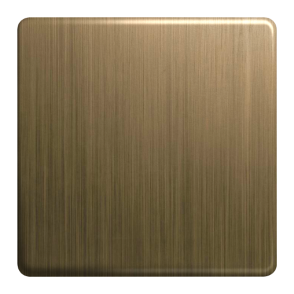 Picture of Terra 1 Gang Blanking Plate Antique Brushed Brass 