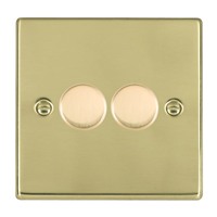 Picture of Hartland PB/WH 2G 2 WAY 400W Resistive Dimmer