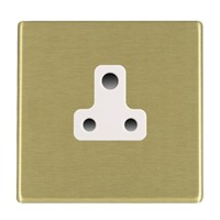 Picture of Hartland Screwless SB/WH 1 Gang 5A Unswitched Socket