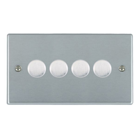 Picture of Hartland SC/WH 4 Gang 2 WAY 400W (Max Wattage per Gang is 300W) Resistive Dimmer